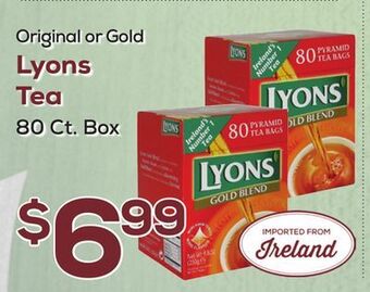 DeCicco & Sons Lyons tea offer