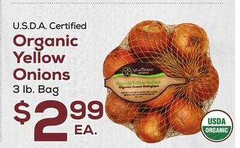 DeCicco & Sons Organic yellow onions offer