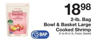 The Fresh Grocer 2-lb. bag large cooked shrimp offer