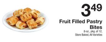 The Fresh Grocer Fruit filled pastry bites offer