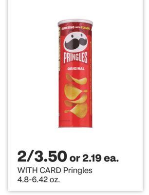 CVS Pringles 4.8-6.42 oz. offer