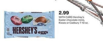 CVS Hershey's easter chocolate minis, kisses or cadbury 7-10 oz. offer