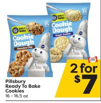 Weis Markets Pillsbury ready to bake cookies offer