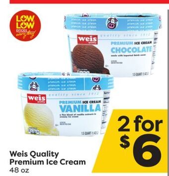 Weis Markets Weis quality premium ice cream offer