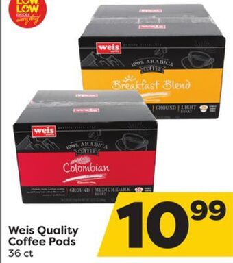 Weis Markets Weis quality coffee pods offer