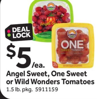 Stop&Shop Angel sweet, one sweet or wild wonders tomatoes offer