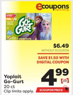 Weis Markets Yoplait go-gurt offer
