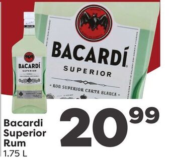 Weis Markets Bacardi superior rum offer