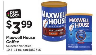 Stop&Shop Maxwell house coffee offer