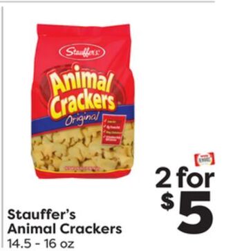 Weis Markets Stauffer's animal crackers offer