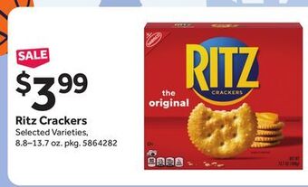 Stop&Shop Nabisco ritz crackers offer
