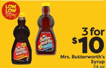 Weis Markets Mrs. butterworth's syrup offer