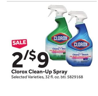 Stop&Shop Clorox clean-up spray offer