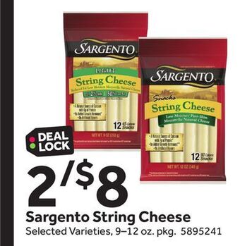 Stop&Shop Sargento string cheese offer