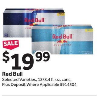 Stop&Shop Red bull offer