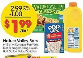 City Market Nature valley bars offer