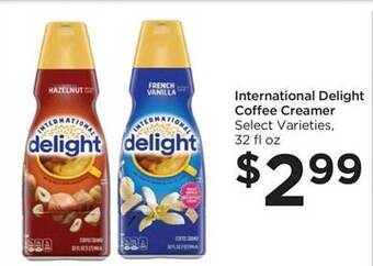 Foods Co International delight coffee creamer offer