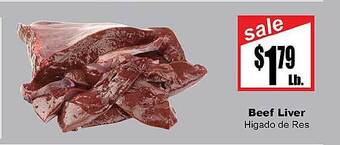 Rancho Markets Beef liver offer