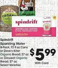 City Market Spindrift sparkling water offer