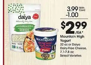 City Market Mountain high yogurt offer