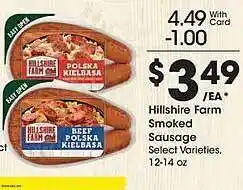 City Market Hillshire farm smoked sausage offer
