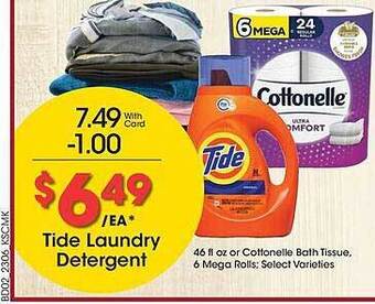 City Market Tide laundry detergent offer
