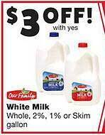 Family Fare Our family white milk offer