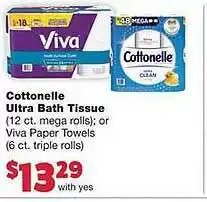 Family Fare Cottonelle ultra bath tissue offer