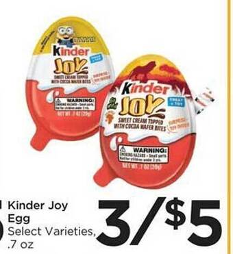 Food 4 Less Kinder joy egg offer