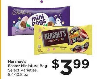 Food 4 Less Hershey's easter miniature bag offer