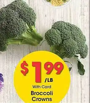 Gerbes Broccoli crowns offer