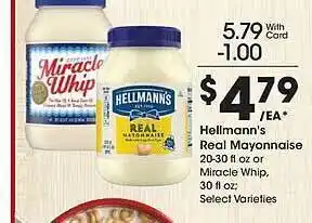 Gerbes Hellmann's real mayonnaise offer
