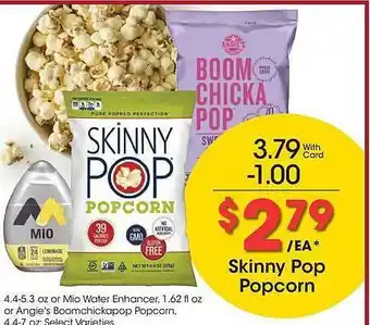 JayC Skinny pop popcorn offer