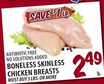 Karns Boneless skinless chicken breasts offer