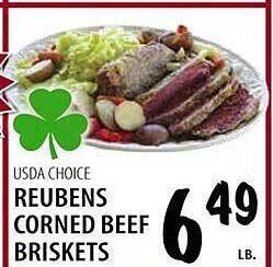Karns Usda choice reubens corned beef briskets offer