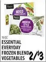Karns Essential everyday frozen blend vegetables offer