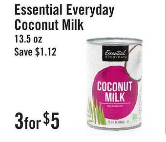 Market of Choice Essential everyday coconut milk offer