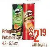 Remke Pringles potato crisps offer