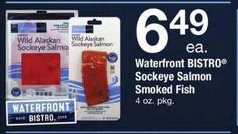 Safeway Waterfront bistro sockeye salmon smoked fish offer