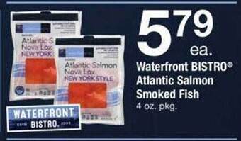 Safeway Waterfront bistro atlantic salmon smoked fish offer