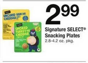 Safeway Signature select snacking plates offer