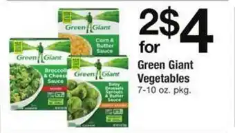 Safeway Green giant vegetables offer