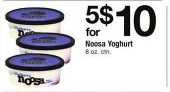 Safeway Noosa yoghurt offer
