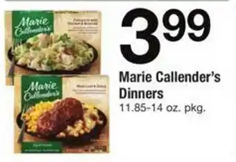 Safeway Marie callender's dinners offer