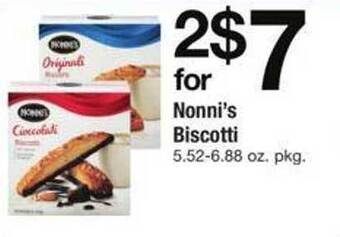 Safeway Nonni's biscotti offer