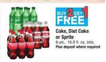 Safeway Coke, diet coke or sprite offer