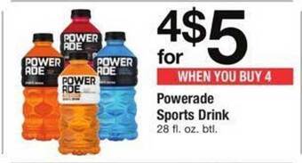 Safeway Powerade sports drink offer