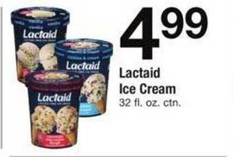 Safeway Lactaid ice cream offer