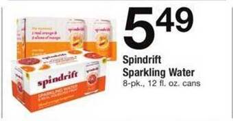 Safeway Spindrift sparkling water offer
