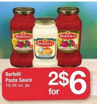 Safeway Bertolli pasta sauce offer